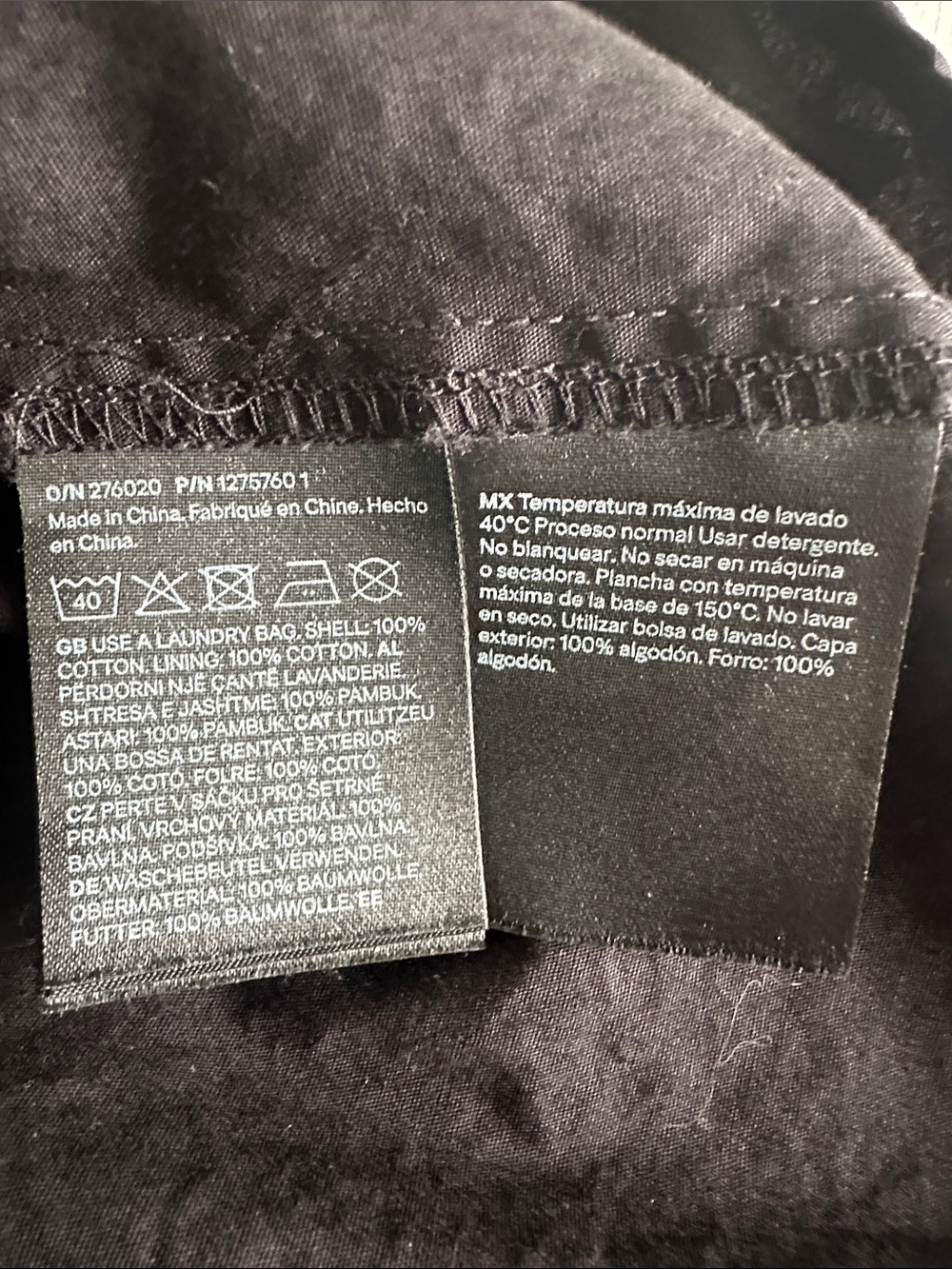 H&M Black Short Loose Drawstring-neck Dress Size Small - Picture 9 of 10